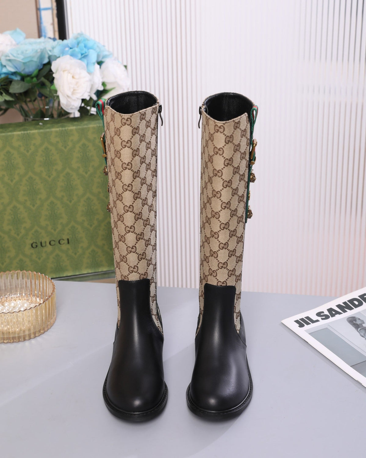 Botas de cuero para mujer