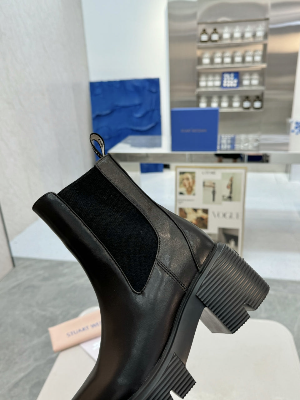 Botas Chelsea de suela gruesa para mujer