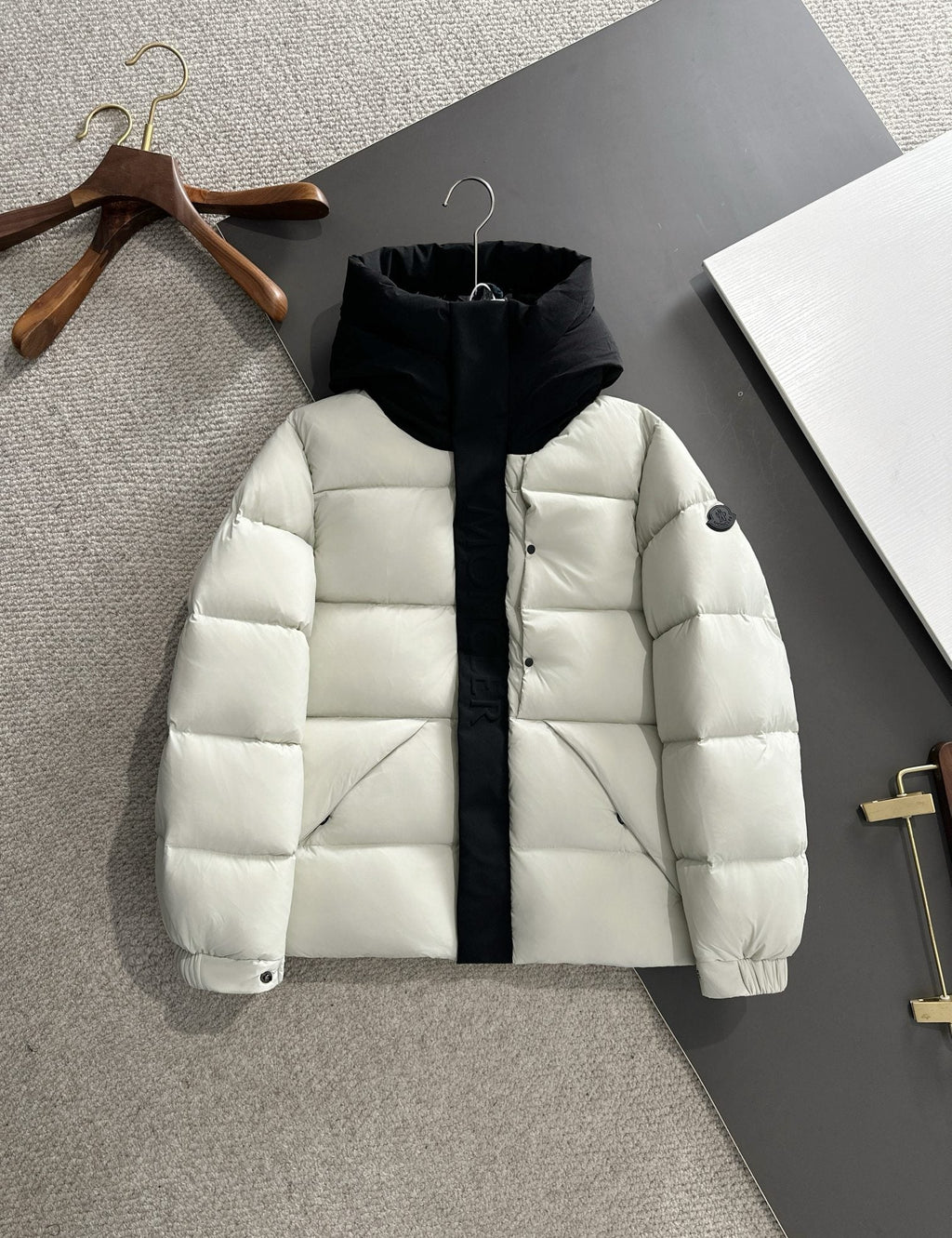 Parka corta de plumón de alta calidad