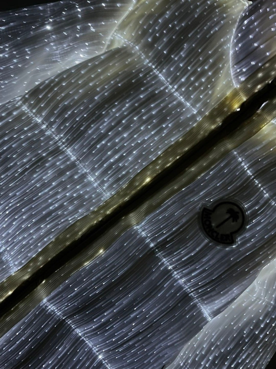 Chaqueta de plumón luminosa