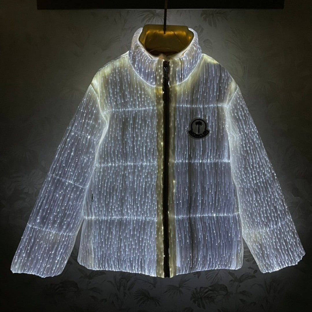 Chaqueta de plumón luminosa