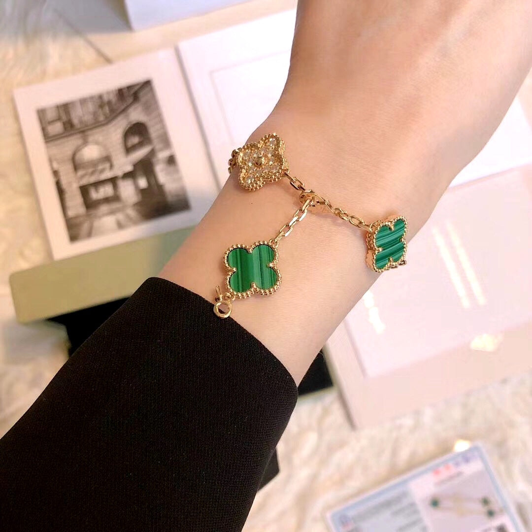 Pulsera Alhambra de malaquita