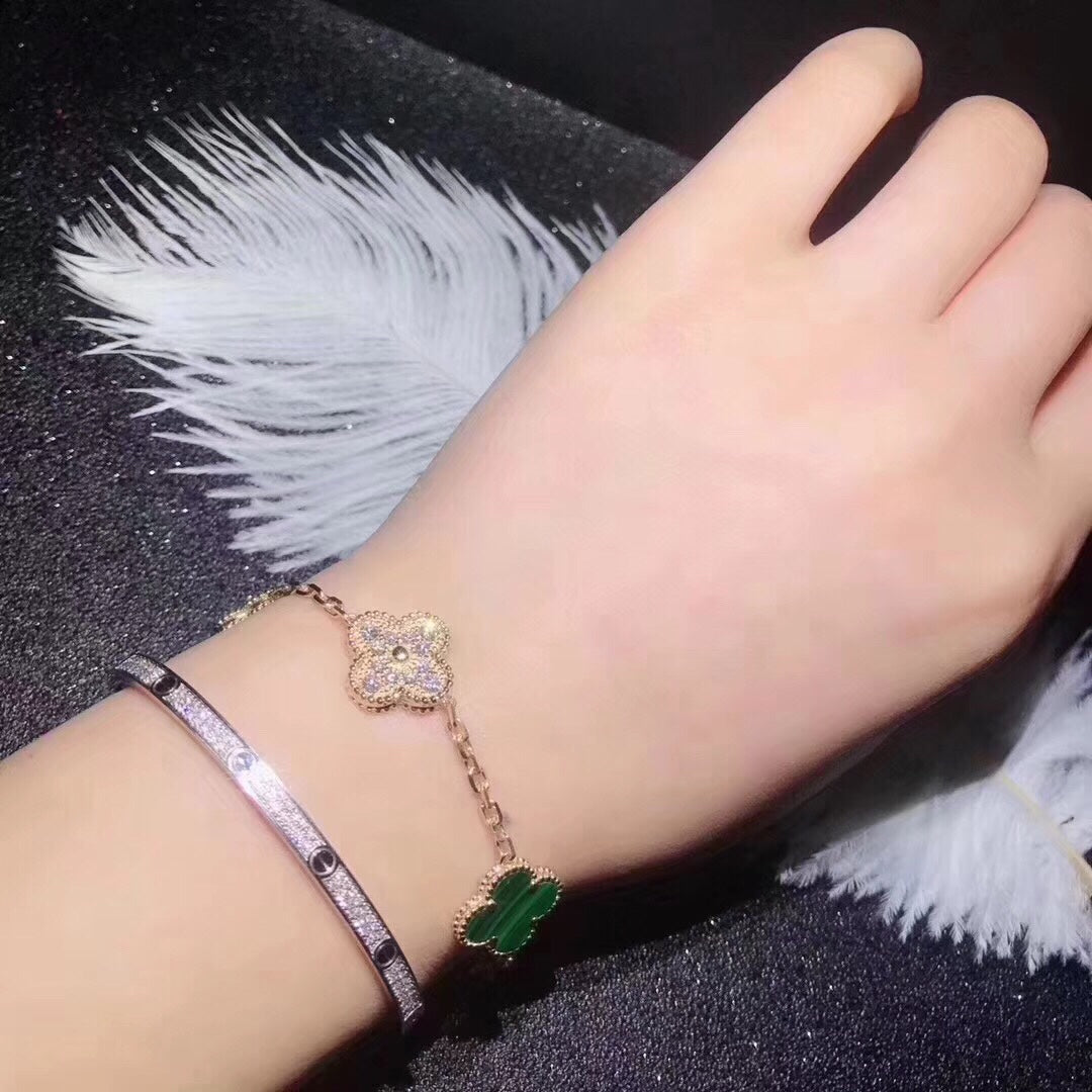 Pulsera Alhambra de malaquita