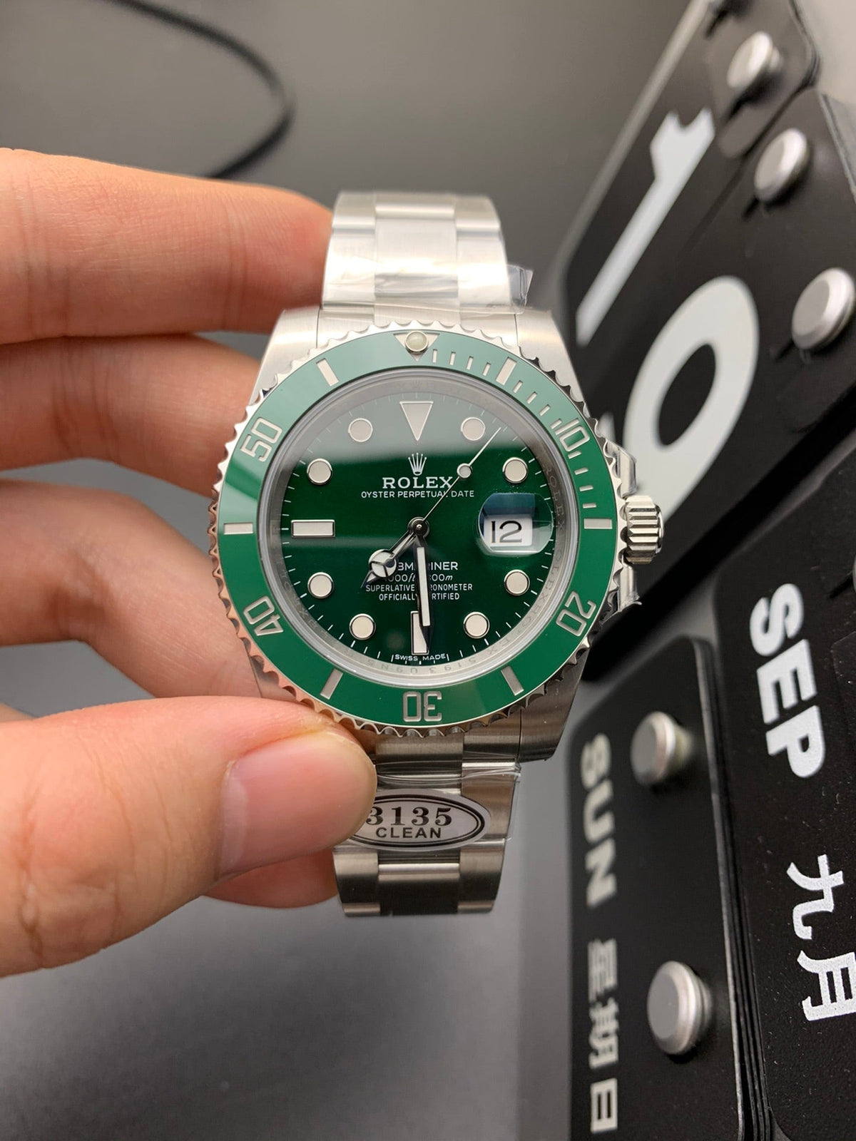 Green Dial Automatic Watch 40 mm