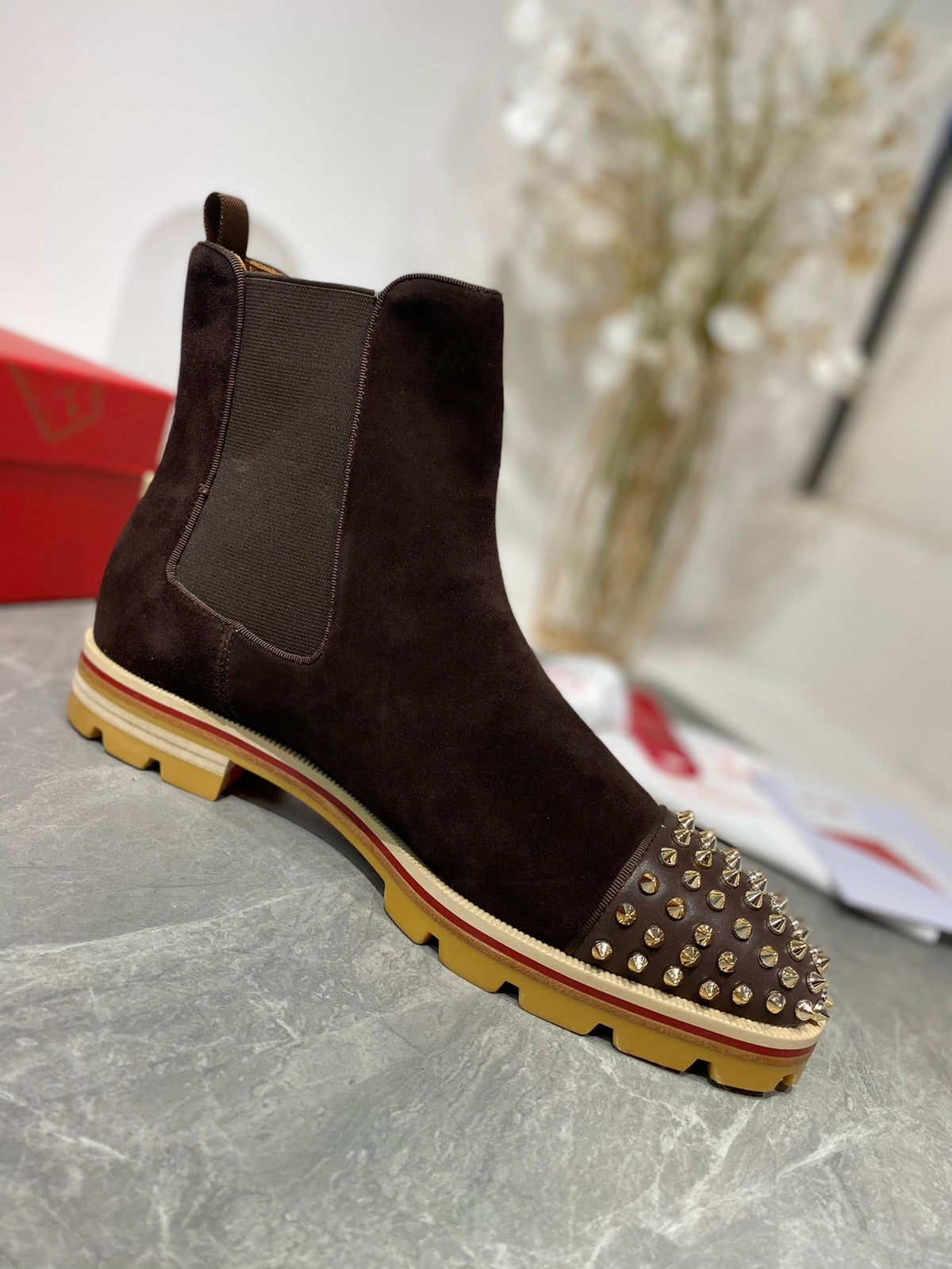 Botas Oxford marrón oscuro