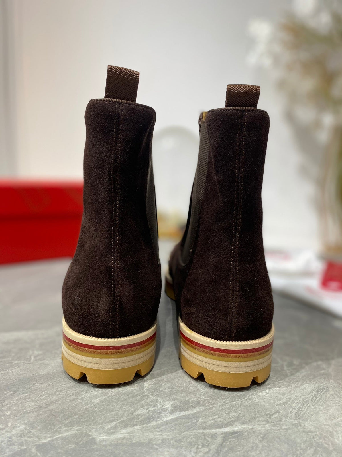 Botas Oxford marrón oscuro