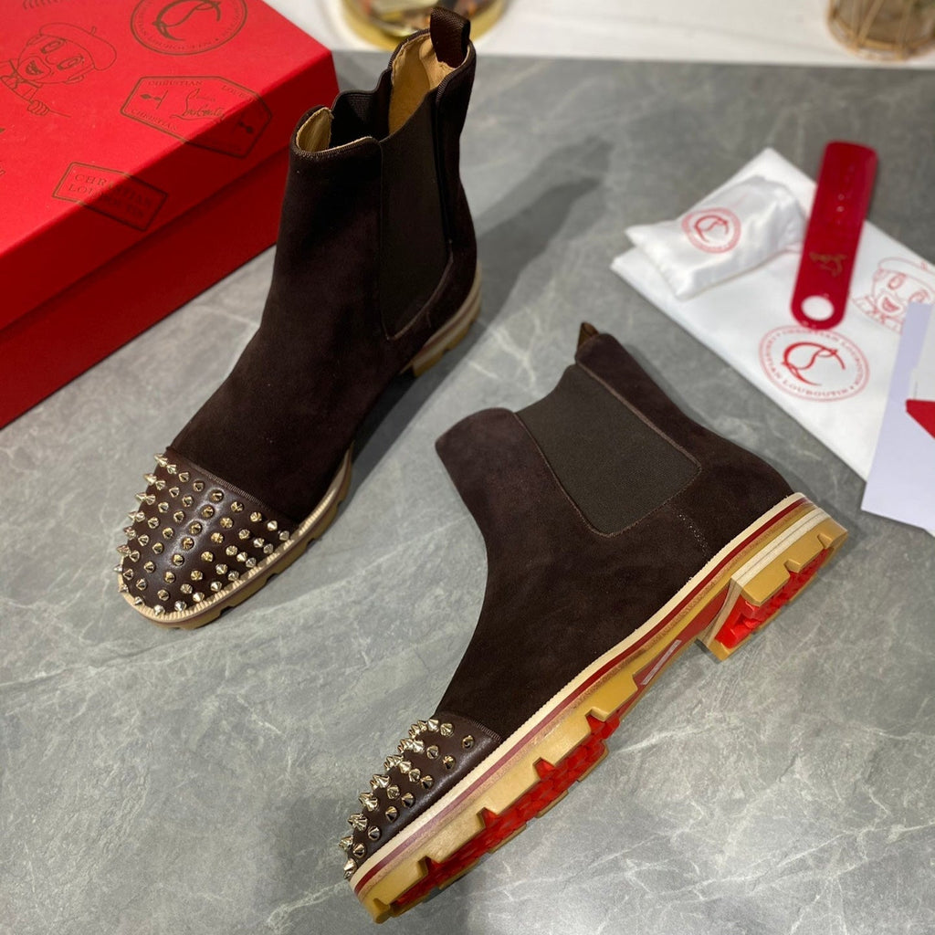 Botas Oxford marrón oscuro