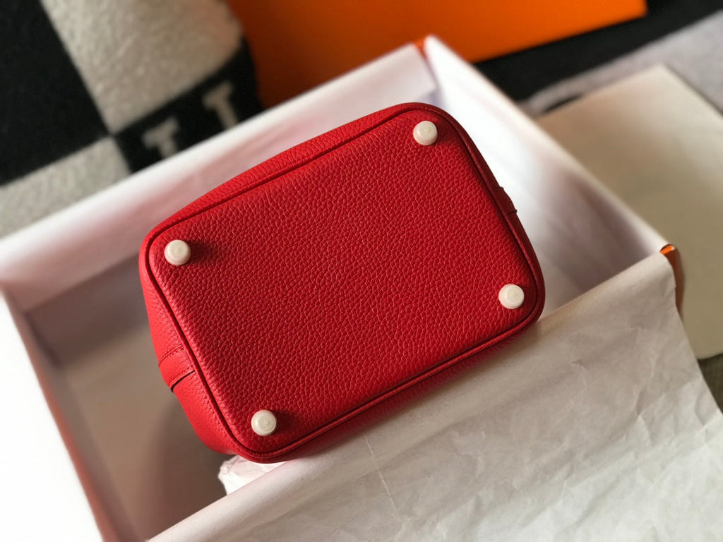 Bolsa tipo cubo roja