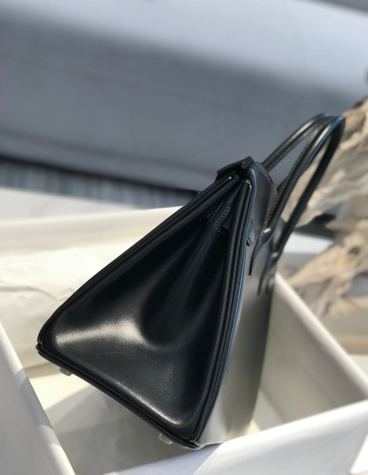 Bolso de piel negra 30