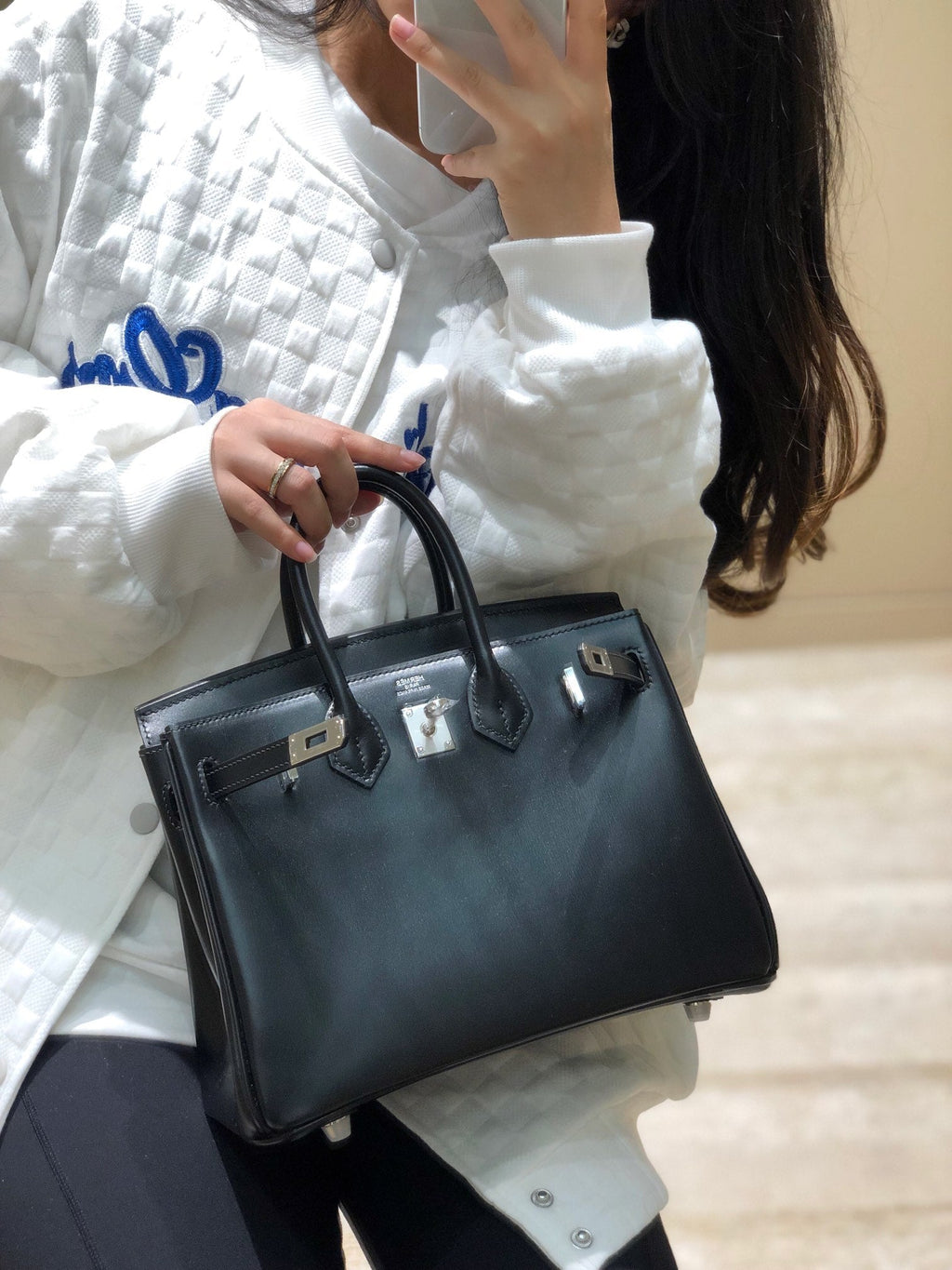 Bolso de piel negra 30
