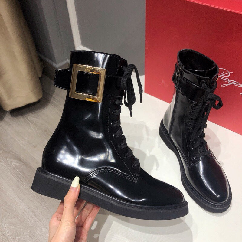 Botines de tobillo estilo Martin para mujer