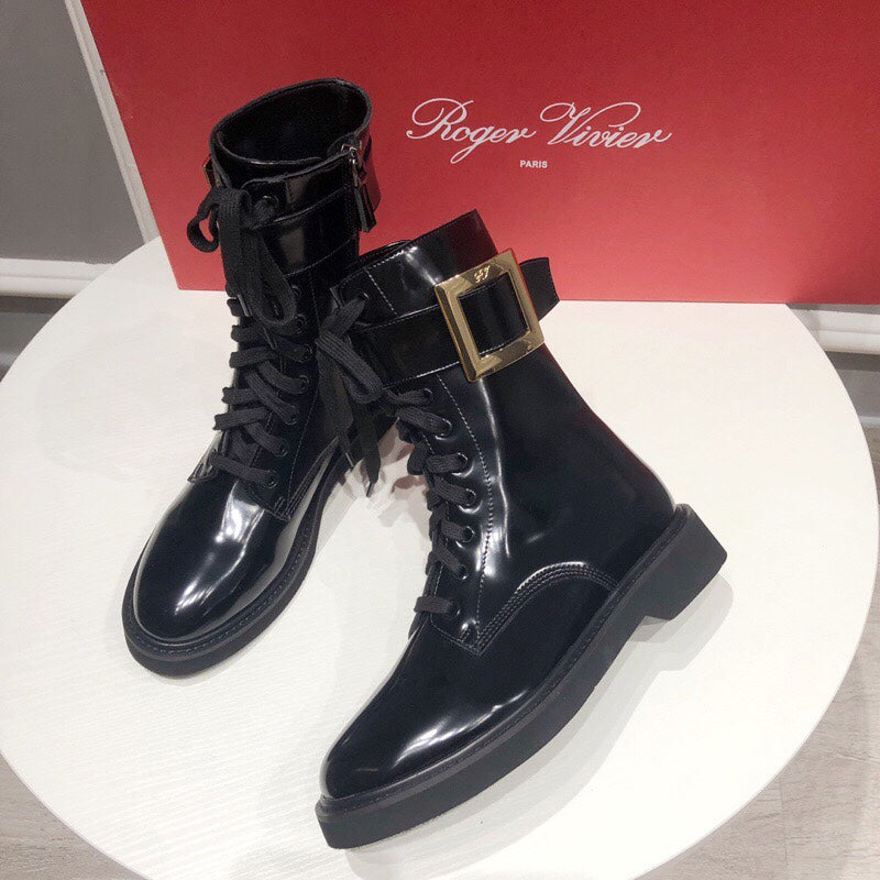 Botines de tobillo estilo Martin para mujer