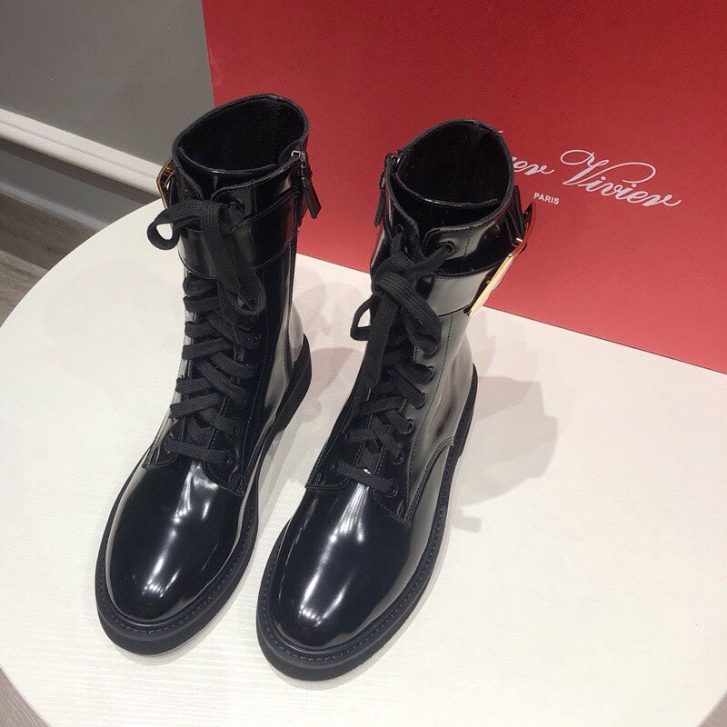 Botines de tobillo estilo Martin para mujer