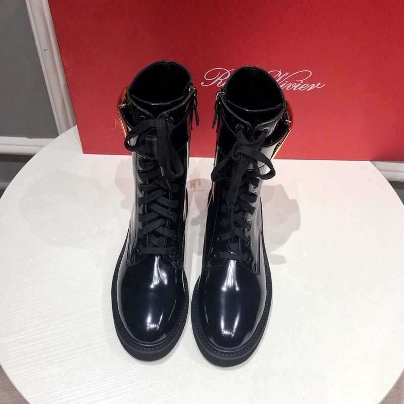 Botines de tobillo estilo Martin para mujer