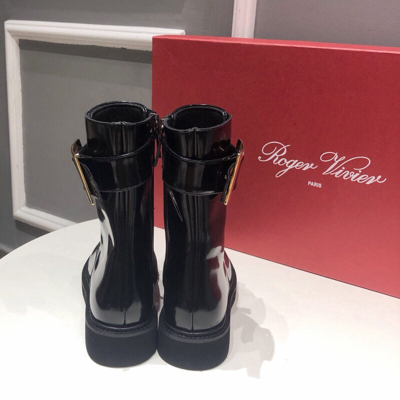 Botines de tobillo estilo Martin para mujer