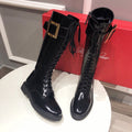 Botas altas con cuentas para mujer