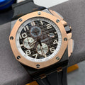Reloj automático cronógrafo esqueleto de 44 mm