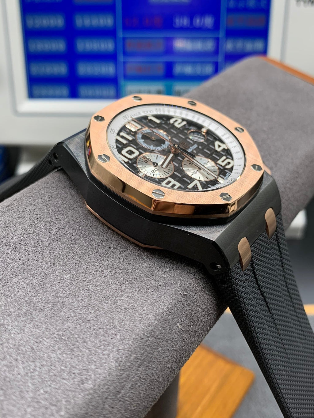 Reloj automático cronógrafo esqueleto de 44 mm