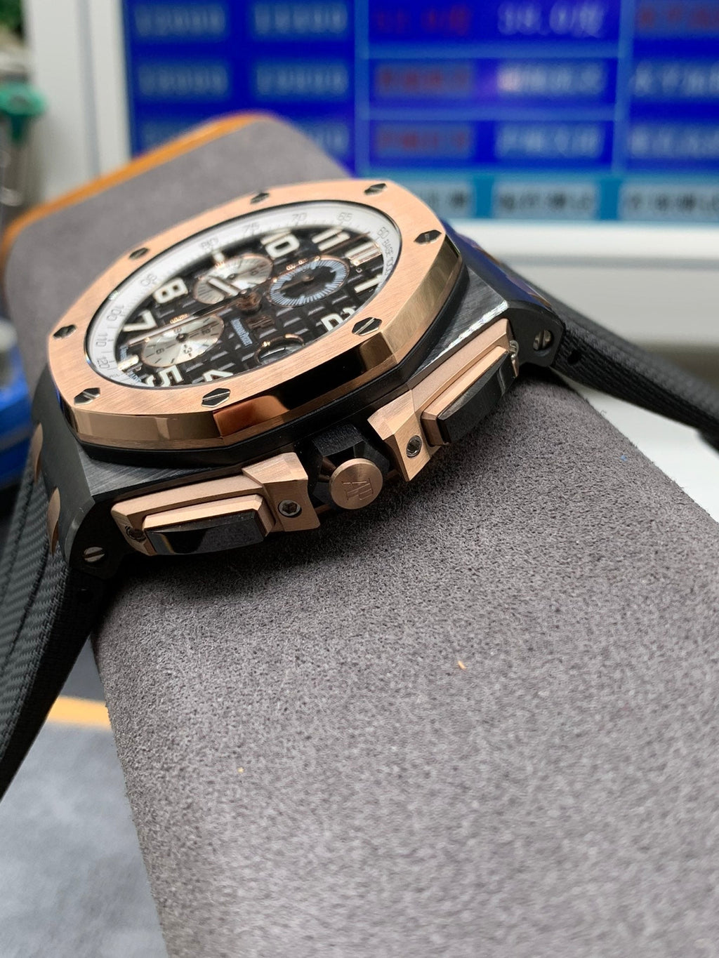 Reloj automático cronógrafo esqueleto de 44 mm