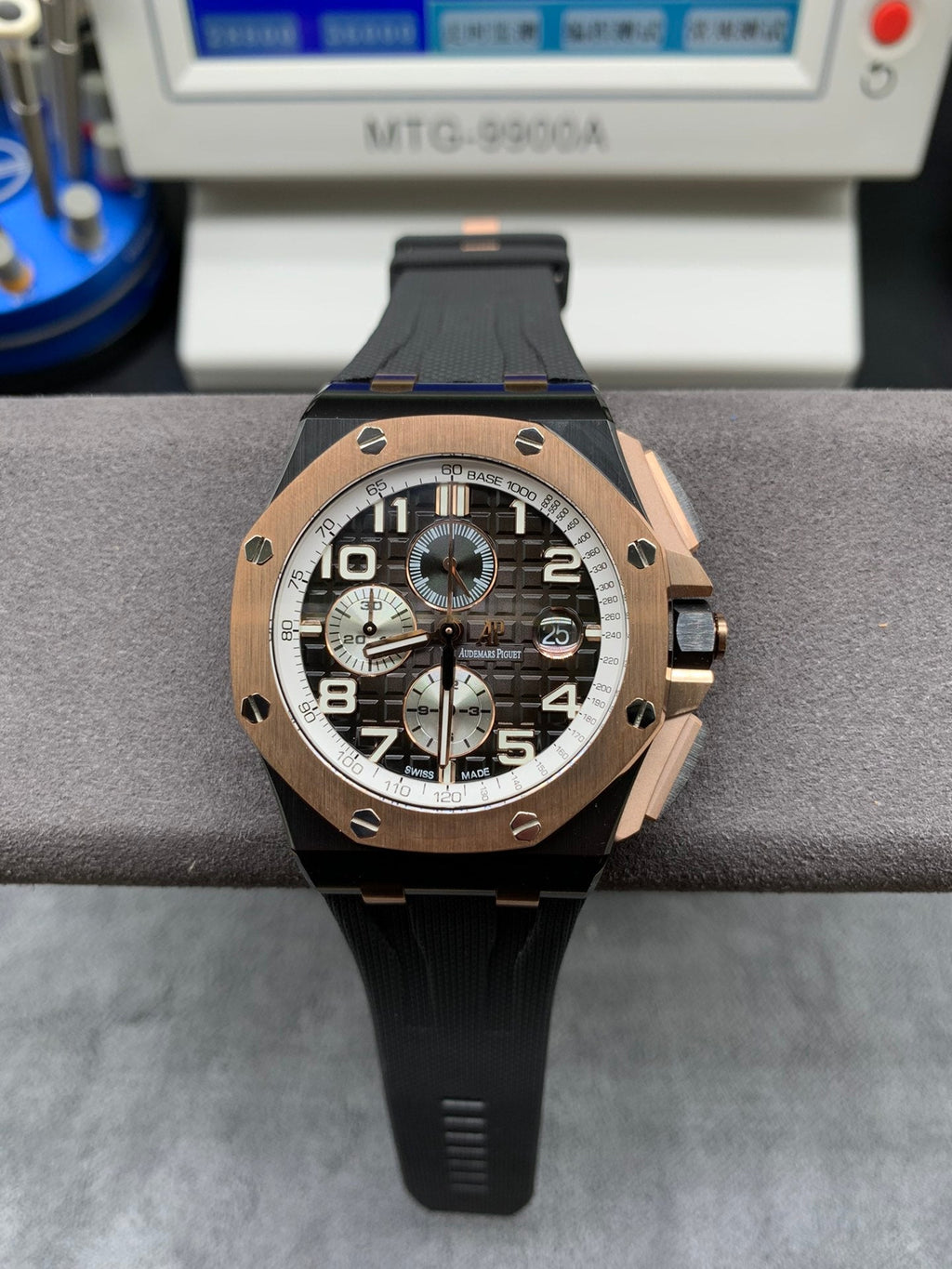 Reloj automático cronógrafo esqueleto de 44 mm