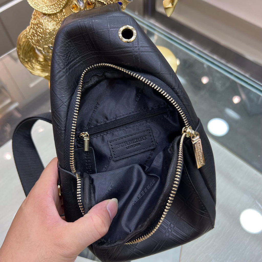 Bolso bandolera de piel BB