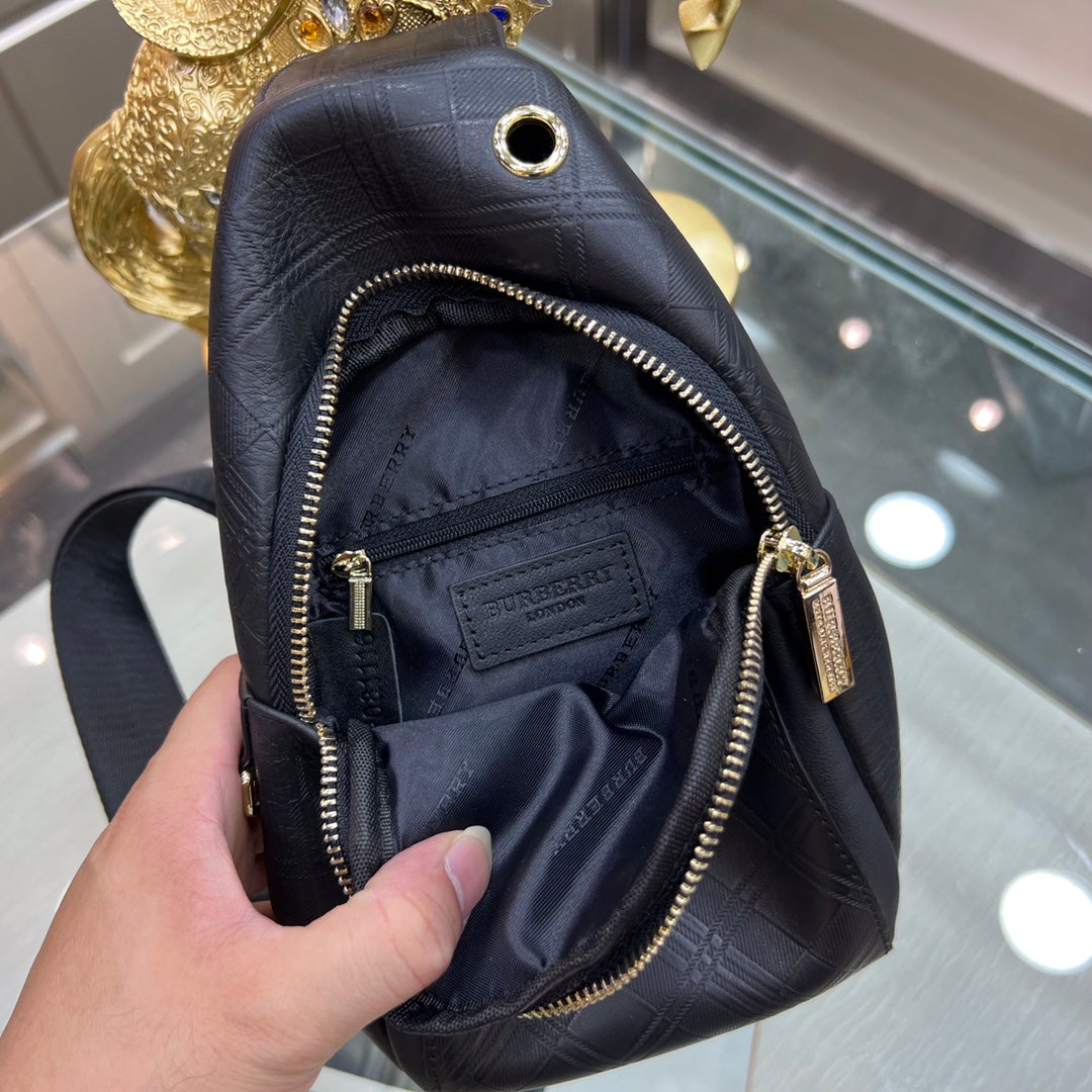 Bolso bandolera de piel BB