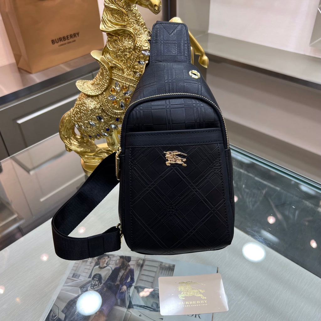 Bolso bandolera de piel BB