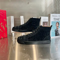 Zapatillas altas negras Sheep King con tachuelas