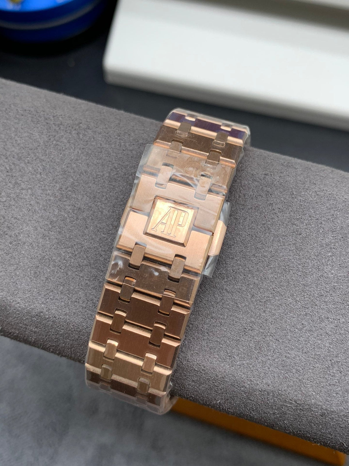 Reloj cronógrafo automático de oro rosa de 41 mm
