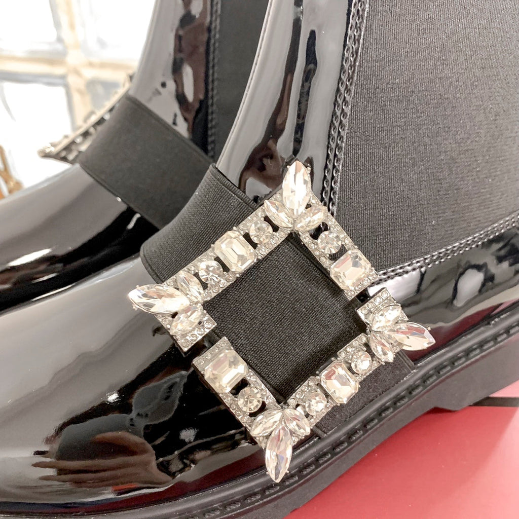 Botines Martin para mujer con hebilla de diamante