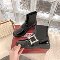 Botines Martin para mujer con hebilla de diamante