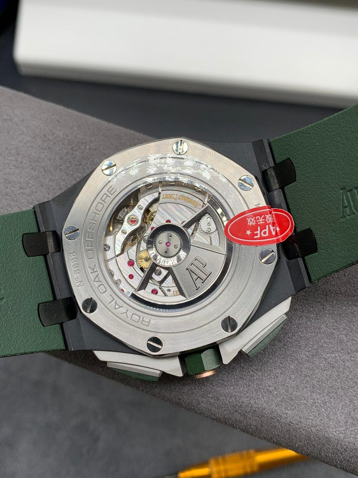Reloj automático cronógrafo esqueleto de 44 mm