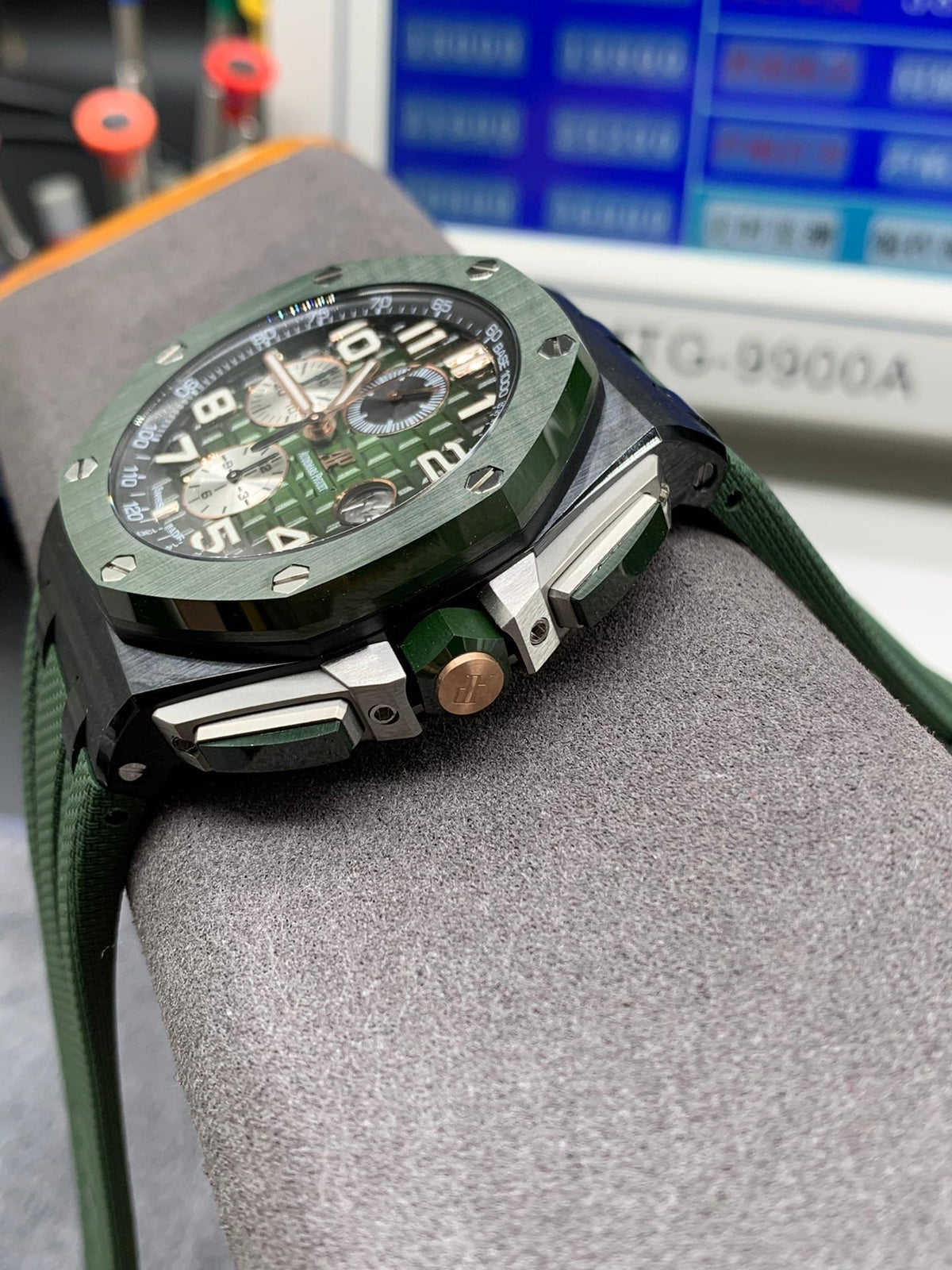 Reloj automático cronógrafo esqueleto de 44 mm