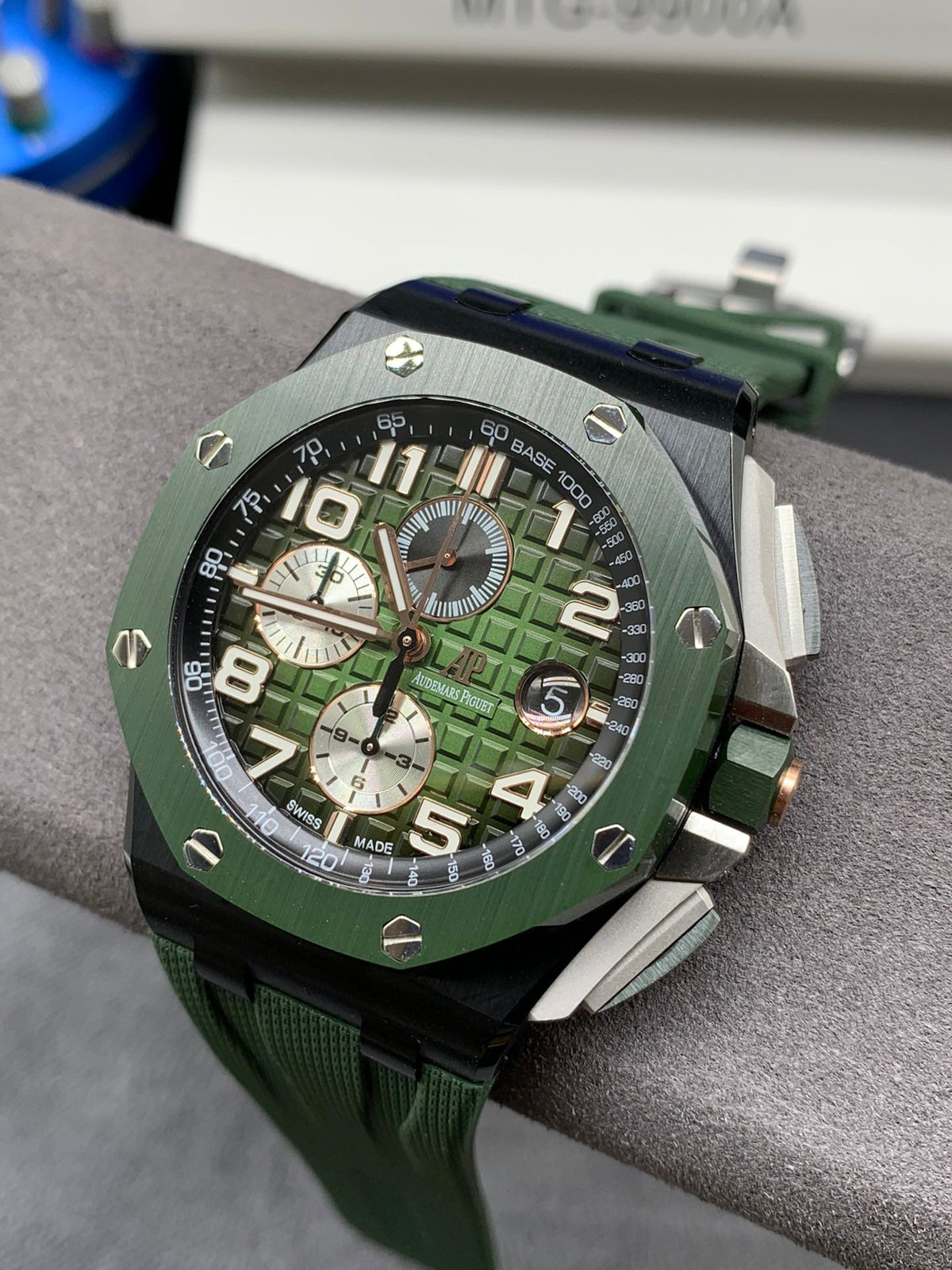 Reloj automático cronógrafo esqueleto de 44 mm
