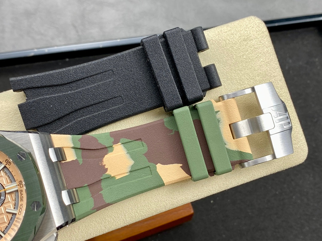 Cronógrafo de camuflaje de 44 mm