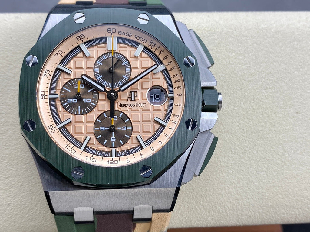 Cronógrafo de camuflaje de 44 mm