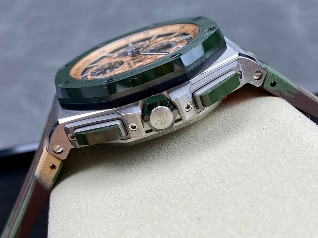 Cronógrafo de camuflaje de 44 mm