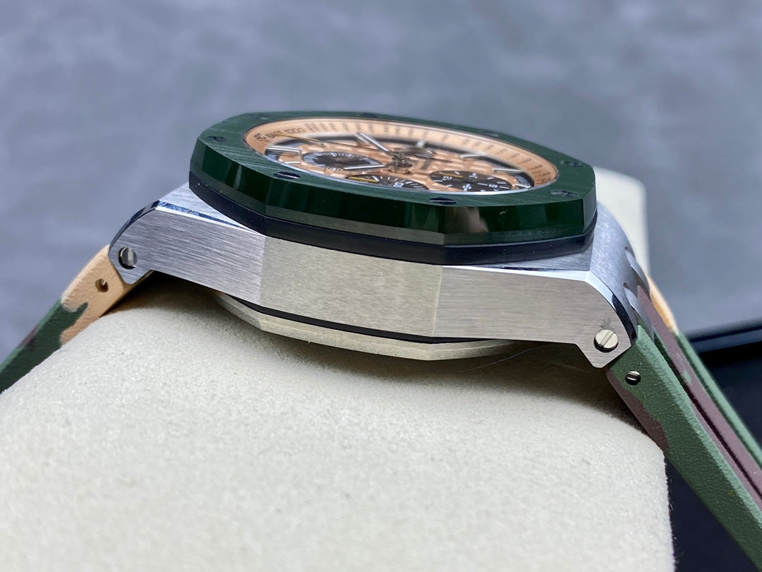 Cronógrafo de camuflaje de 44 mm
