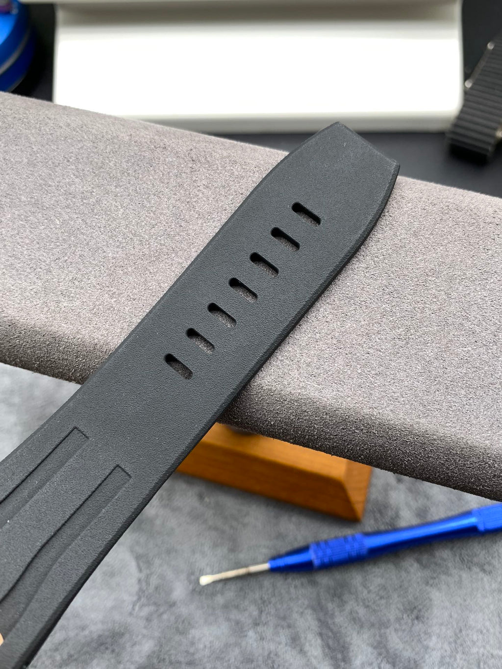 Reloj cronógrafo automático de oro rosa