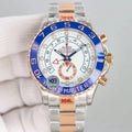 Reloj automático con bisel de cerámica azul de 44 mm