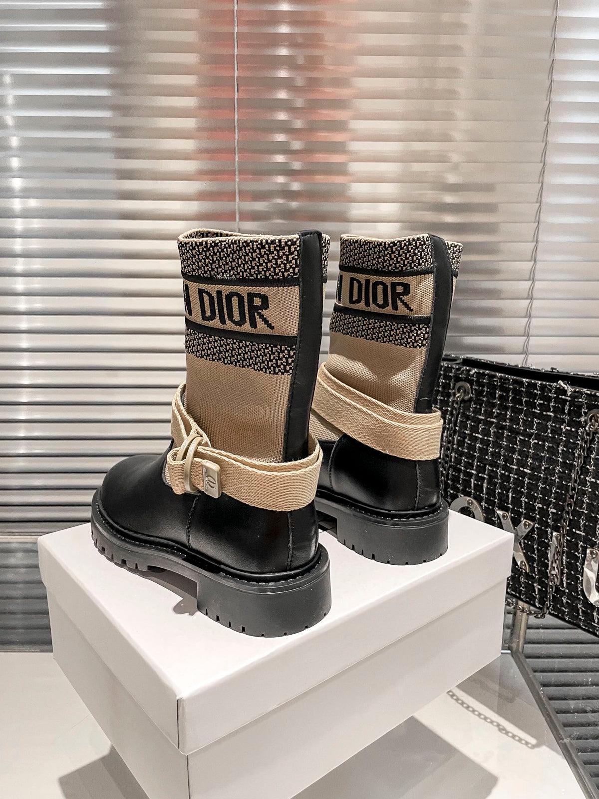 Botas Martin de punto para mujer
