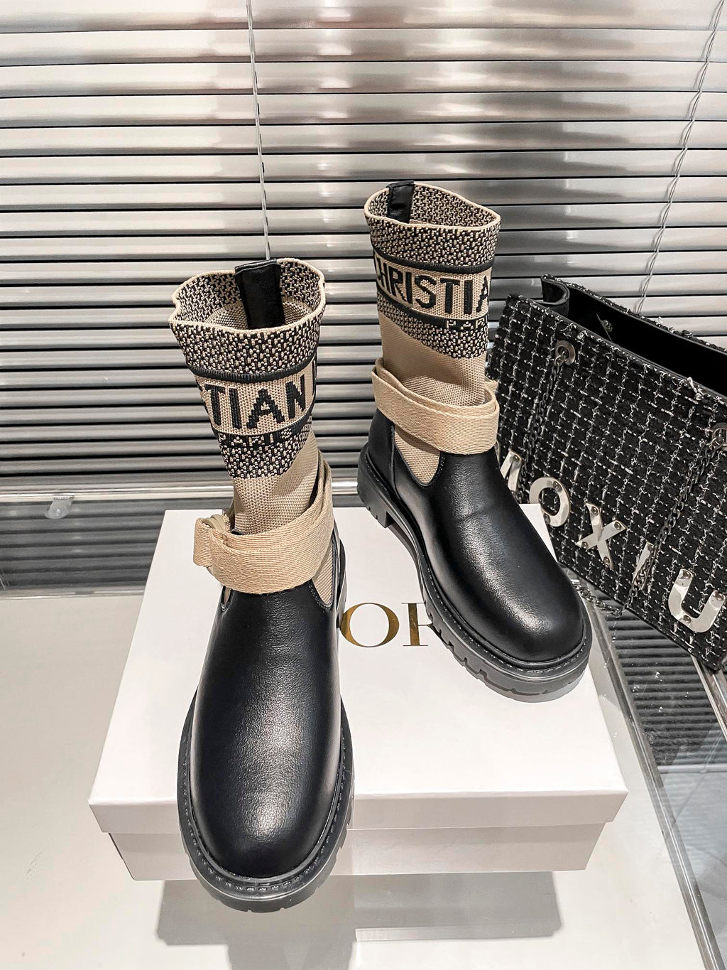 Botas Martin de punto para mujer