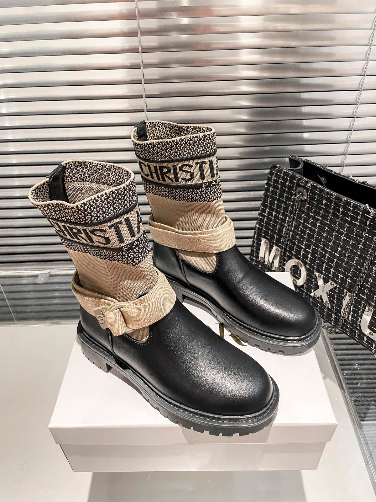 Botas Martin de punto para mujer