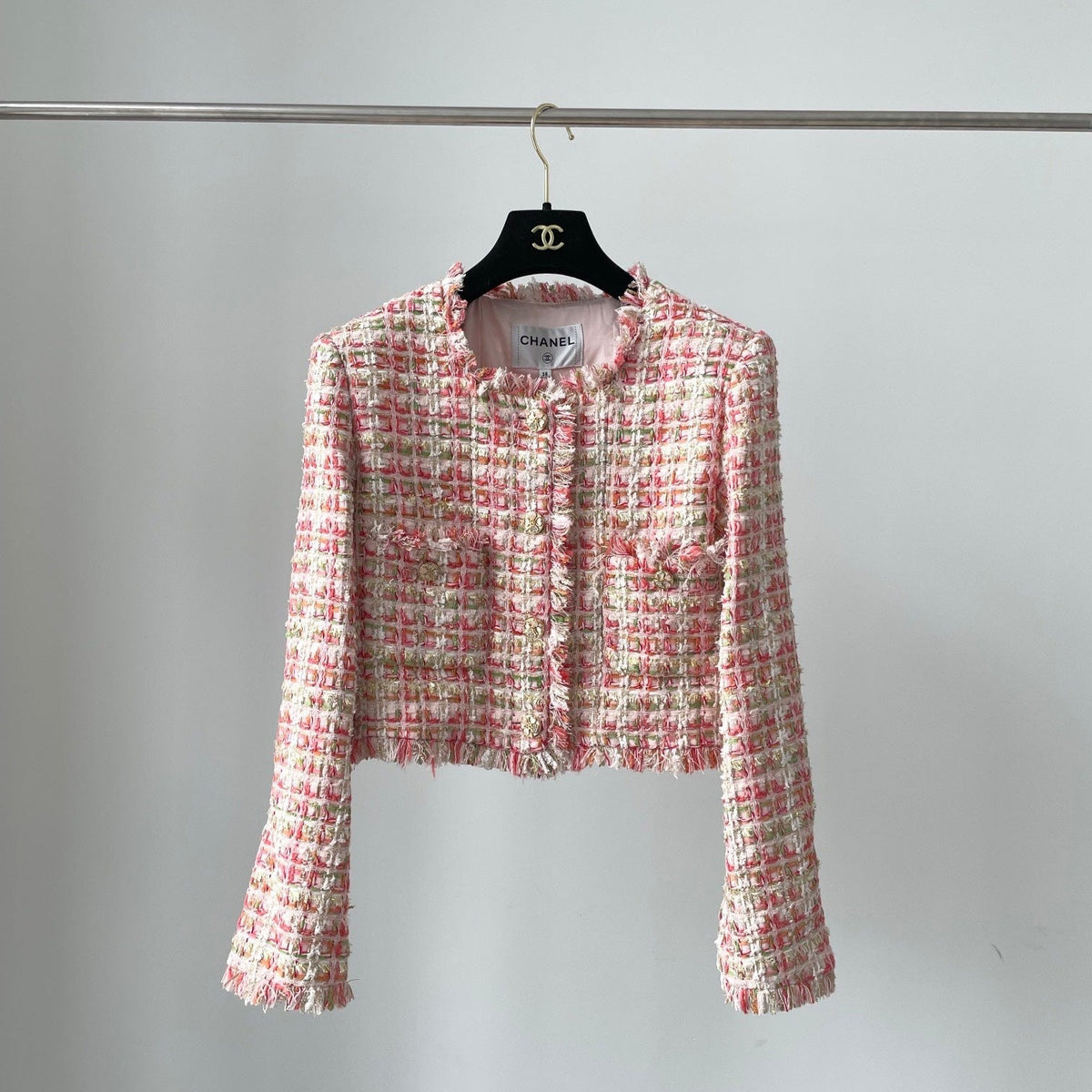 Chaqueta corta de tweed