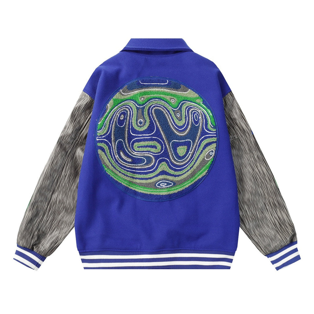 Chaqueta de béisbol bordada global
