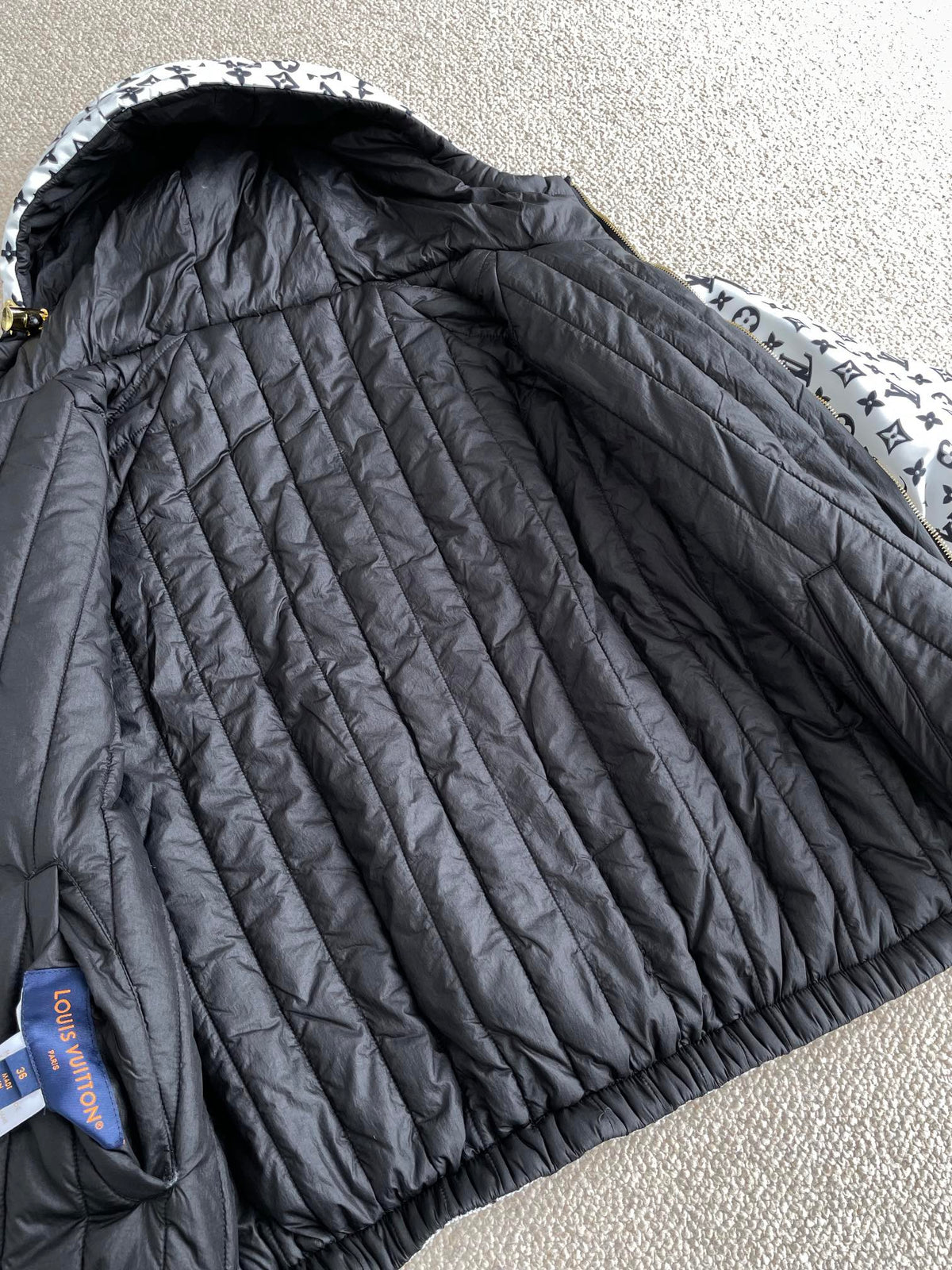 Chaqueta reversible de algodón