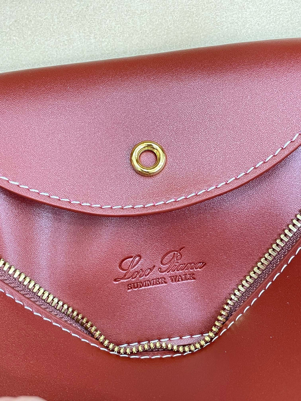 Bolso de cuero Saddle Loro