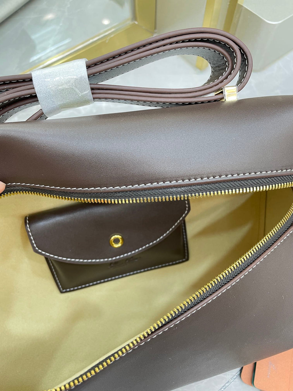 Bolso de cuero Saddle Loro