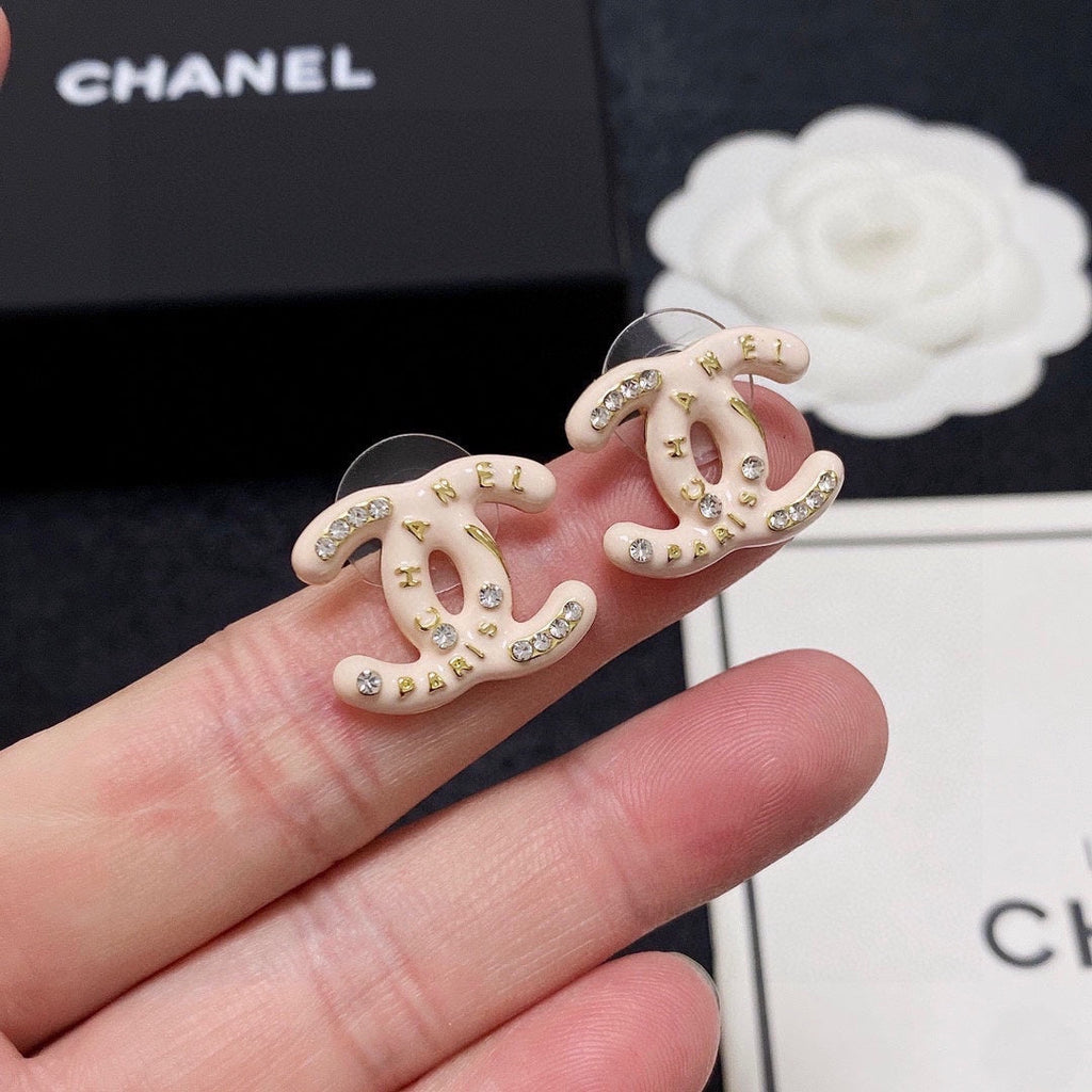 Pendientes rosa claro
