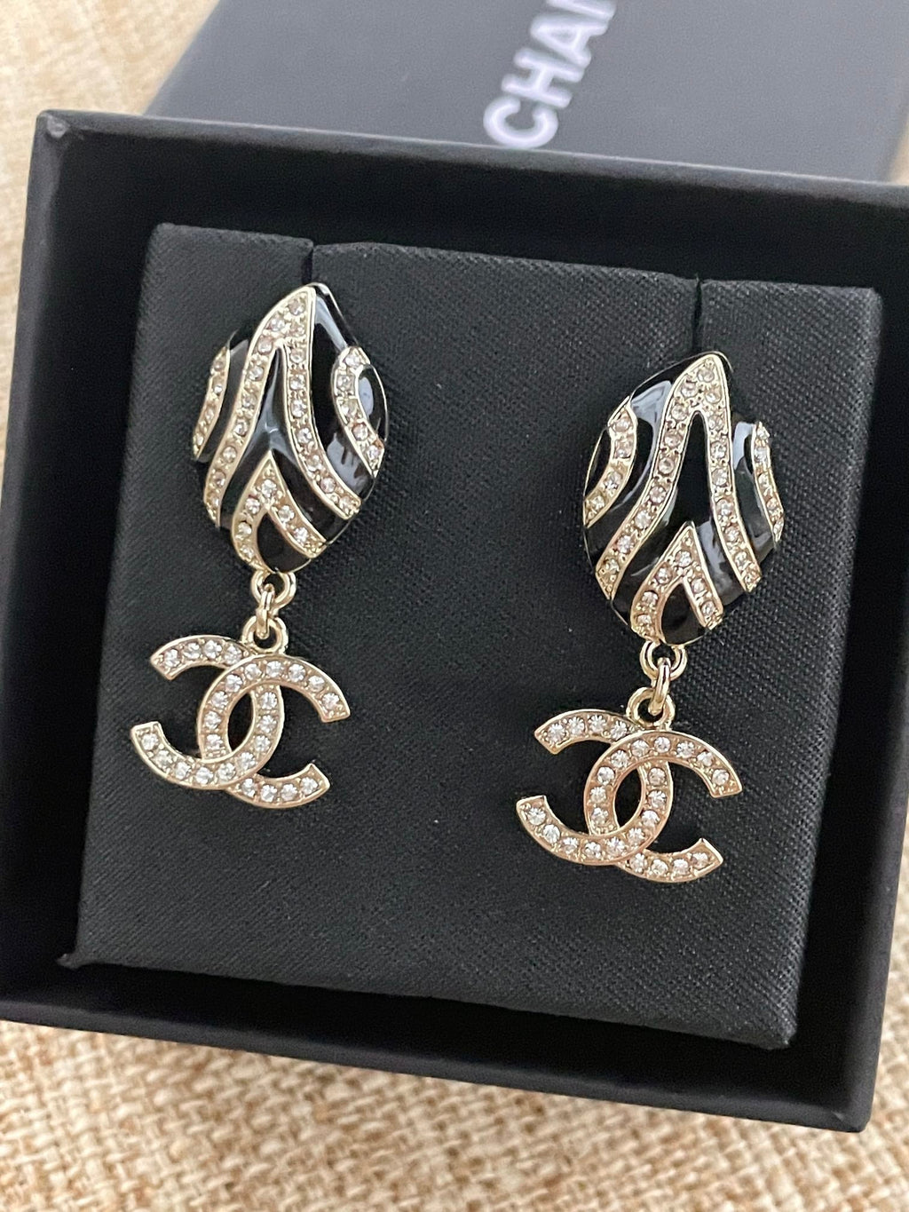 Pendientes colgantes de esmalte CC
